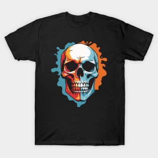 Horror skull pop art T-Shirt